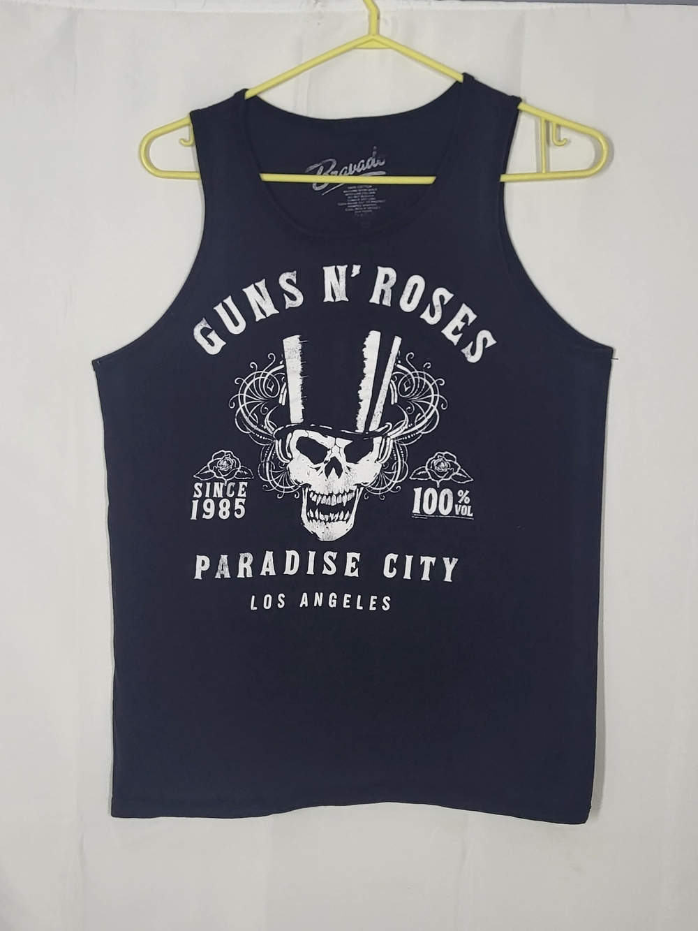 Paradise City Navy Men's Tank Top